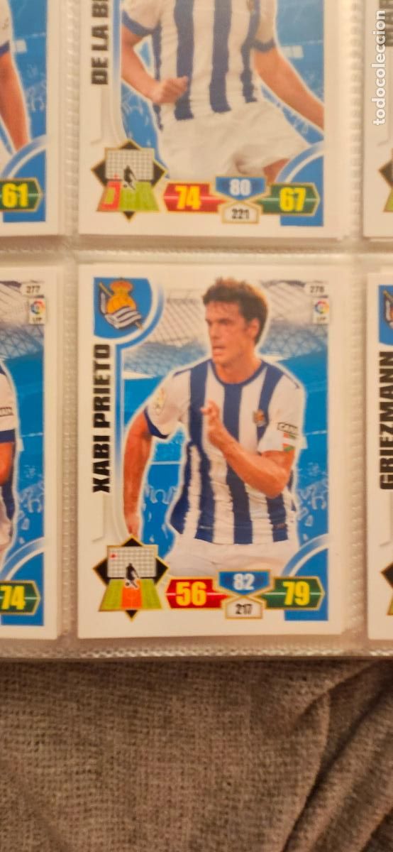 Cromos de f&uacute;tbol: 278. Xabi Prieto (Real Sociedad) adrenalyn 2013 2014 13 14 trading card