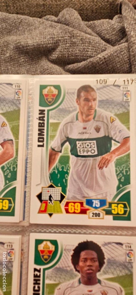 Cartes &agrave; collectionner de Football: 111. Lomban (Elche C.F.) adrenalyn 2013 2014 13 14 trading card