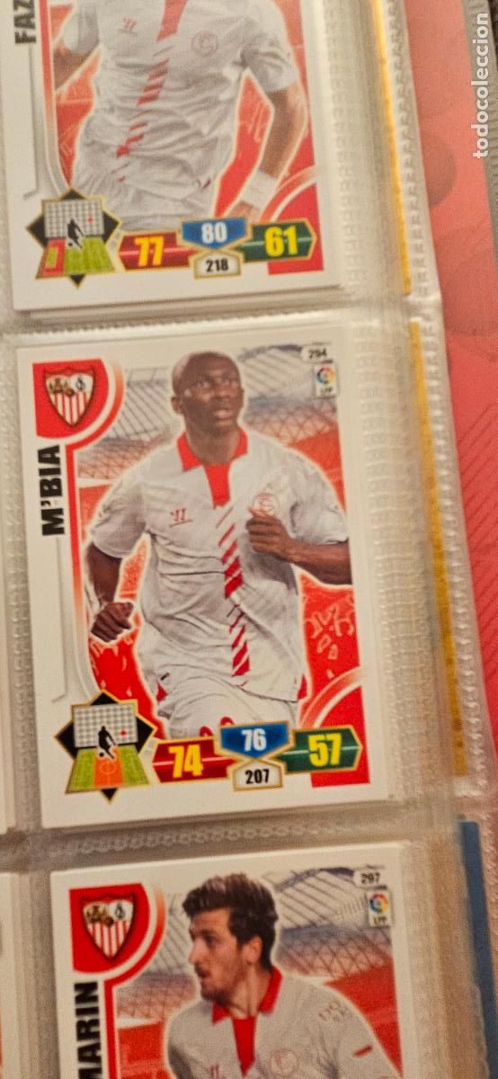 Cartes &agrave; collectionner de Football: 294. M'bia (Sevilla F.C.) adrenalyn 2013 2014 13 14 trading card