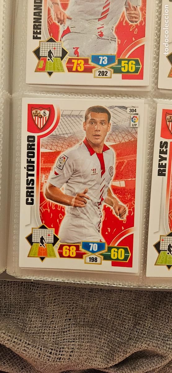 Cartes &agrave; collectionner de Football: 304. Cristoforo (Sevilla F.C.) adrenalyn 2013 2014 13 14 trading card