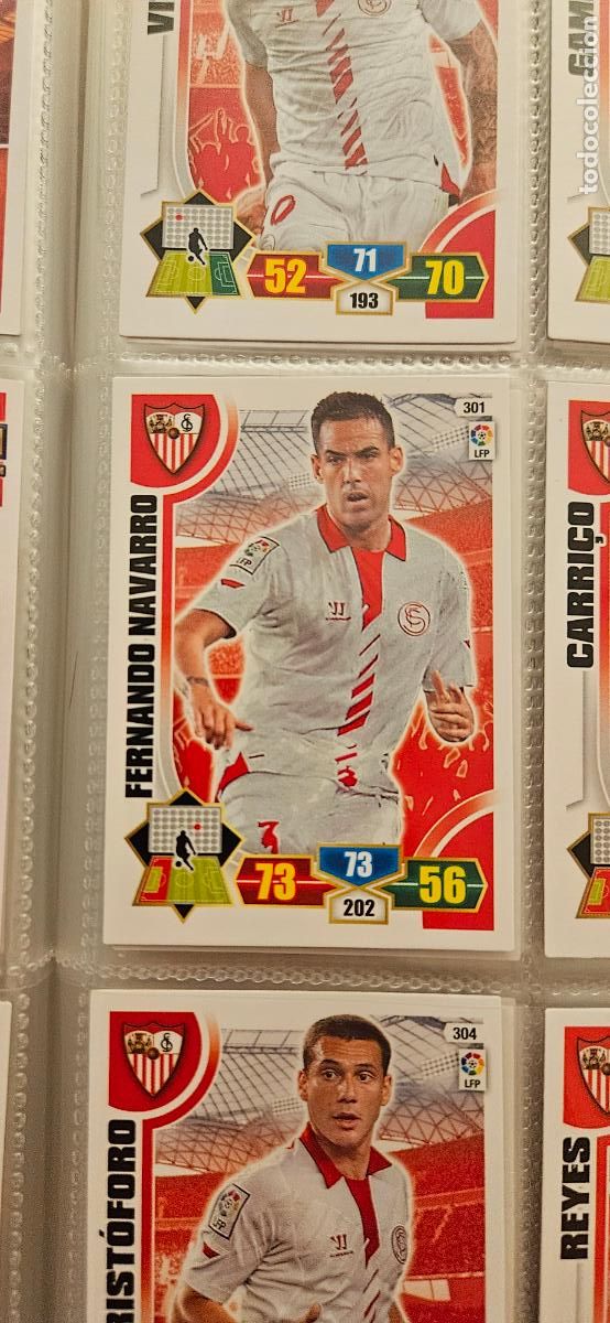 Cartes &agrave; collectionner de Football: 301. Fernando Navarro (Sevilla F.C.) adrenalyn 2013 2014 13 14 trading card