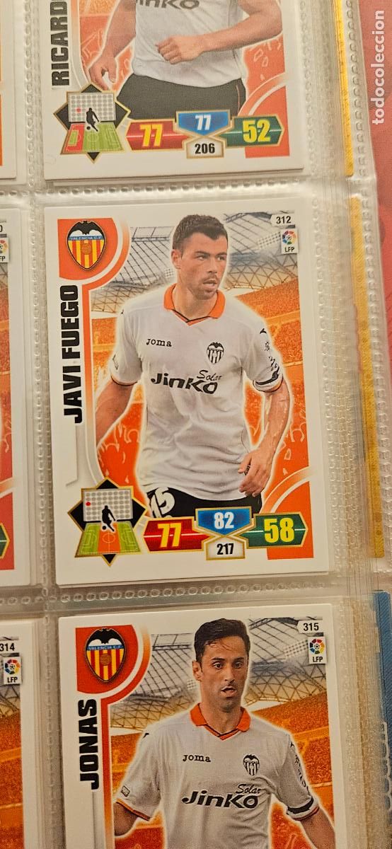 Figurine di Calcio: 312. Javi Fuego (Valencia C.F.) adrenalyn 2013 2014 13 14 trading card