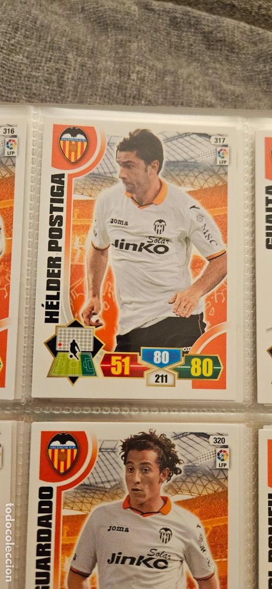 Figurine di Calcio: 317. Helder Postiga (Valencia C.F.) adrenalyn 2013 2014 13 14 trading card