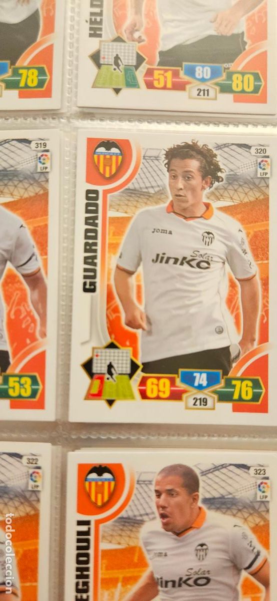 Figurine di Calcio: 320. Guardado (Valencia C.F.) adrenalyn 2013 2014 13 14 trading card