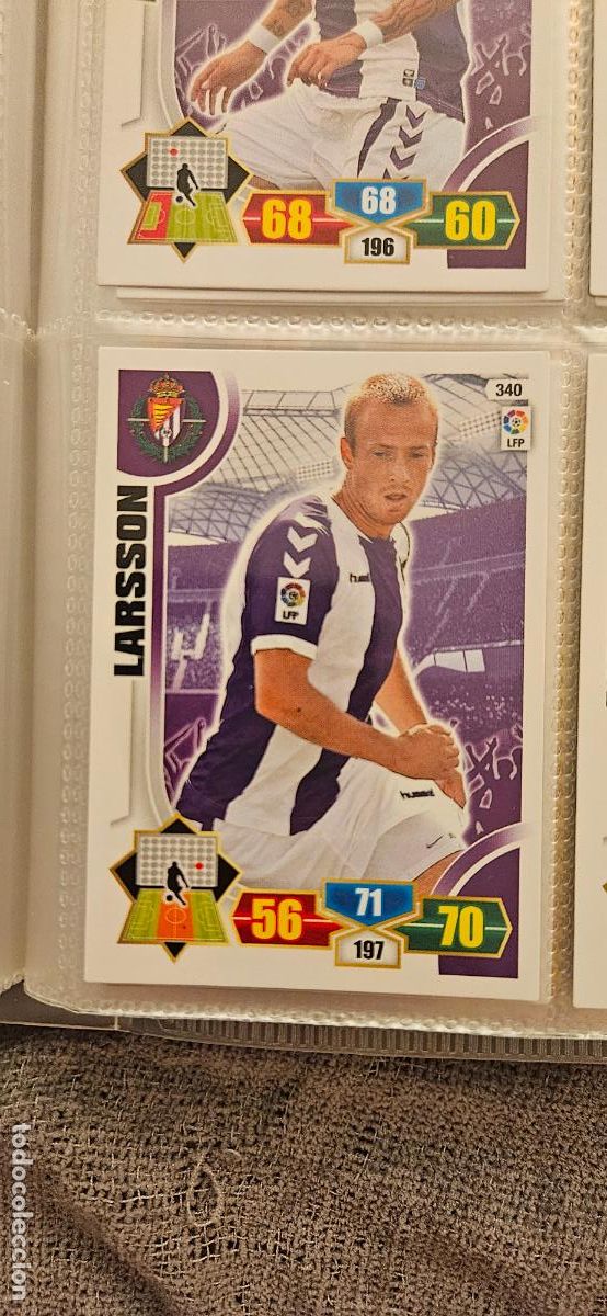 Cromos de f&uacute;tbol: 340. Larsson (Rayo Vallecano) adrenalyn 2013 2014 13 14 trading card
