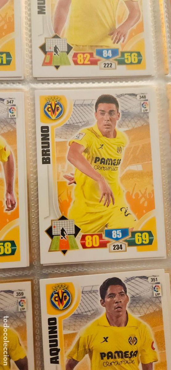 Cromos de f&uacute;tbol: 348. Bruno (Villarreal C.F.) adrenalyn 2013 2014 13 14 trading card