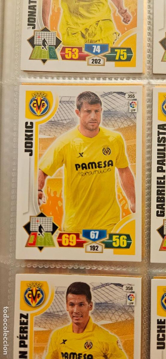 Cromos de f&uacute;tbol: 355. Jokic (Villarreal C.F.) adrenalyn 2013 2014 13 14 trading card