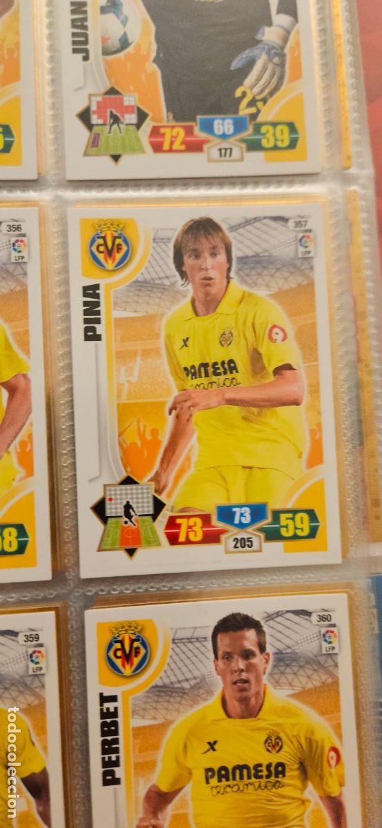 Cromos de f&uacute;tbol: 357. Pina (Villarreal C.F.) adrenalyn 2013 2014 13 14 trading card