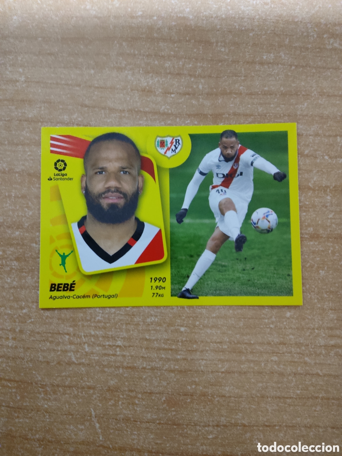 Cromos de f&uacute;tbol: 17 BEBE RAYO VALLECANO LIGA ESTE 2021 2022