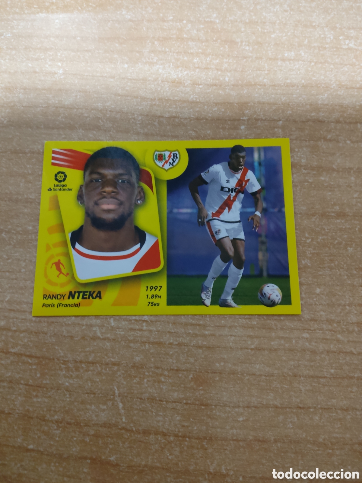 Cromos de f&uacute;tbol: 25 NTEKA ULTIMO FICHAJE RAYO VALLECANO LIGA ESTE 2021 2022