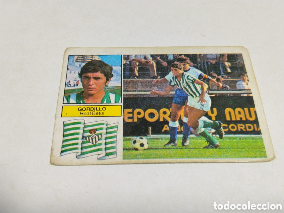 Cromos de f&uacute;tbol: Cromo Liga 82/82 , Ediciones ESTE,Gordillo