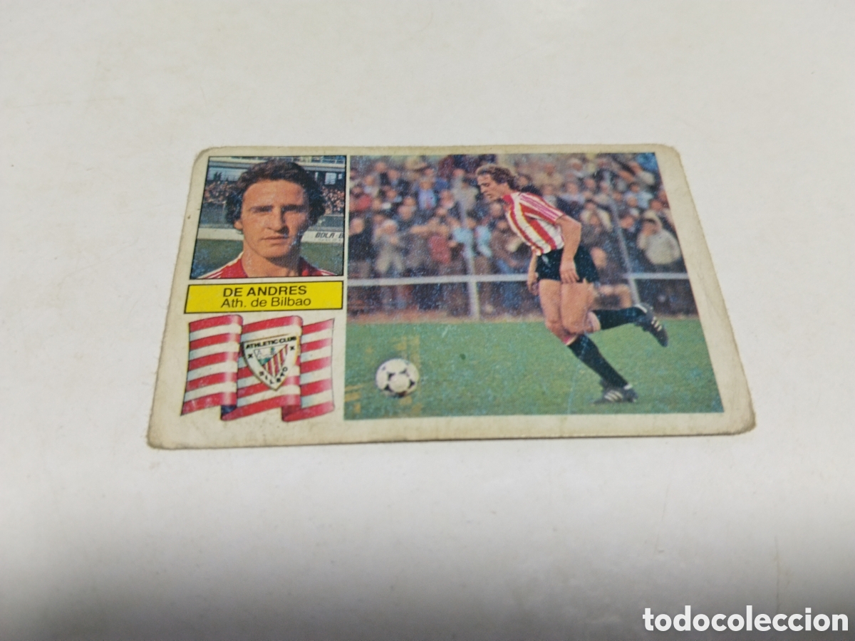 Cromos de f&uacute;tbol: Cromo Liga 82/82 , Ediciones ESTE,De Andres