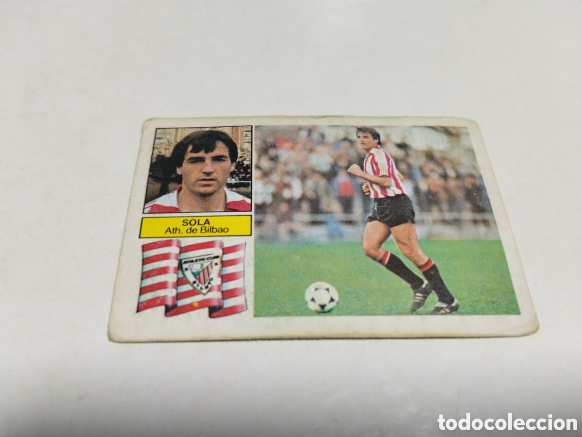 Cromos de f&uacute;tbol: Cromo Liga 82/82 , Ediciones ESTE,Sola