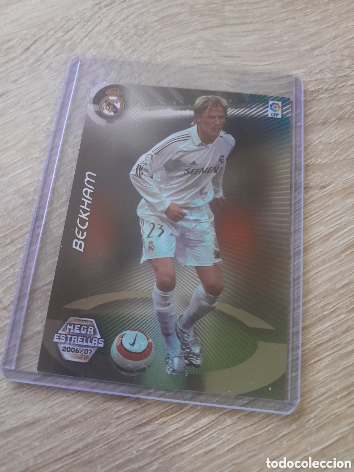 Cromos de f&uacute;tbol: beckham n&ordm; 369 MEGACRACKS 2006 2007 LIGA 2006-07 REAL MADRID estrellas