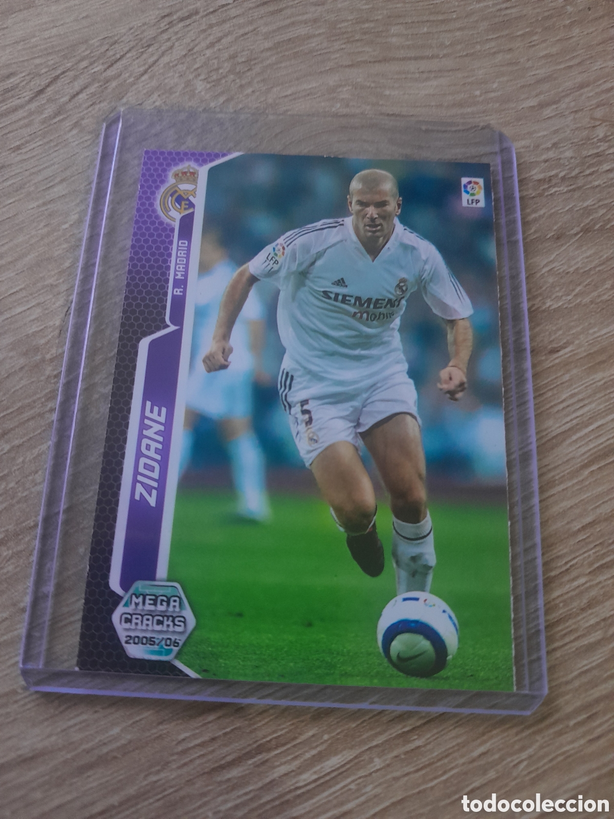 Cromos de f&uacute;tbol: zidane n&ordm; 195 MEGACRACKS 2005 2006 LIGA 2005-06 REAL MADRID