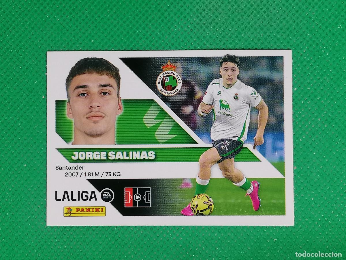 Cromos de f&uacute;tbol: 10 JORGE SALINAS RACING SANTANDER ⚽ PANINI LIGA ESTE 26 27 2026 2027 ⚽