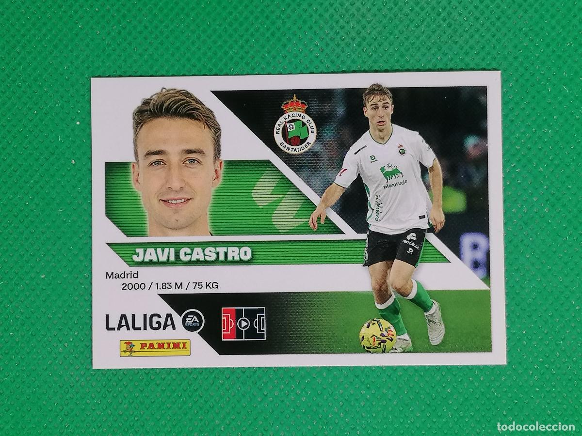 Cromos de f&uacute;tbol: 8 JAVI CASTRO RACING SANTANDER ⚽ PANINI LIGA ESTE 26 27 2026 2027 ⚽