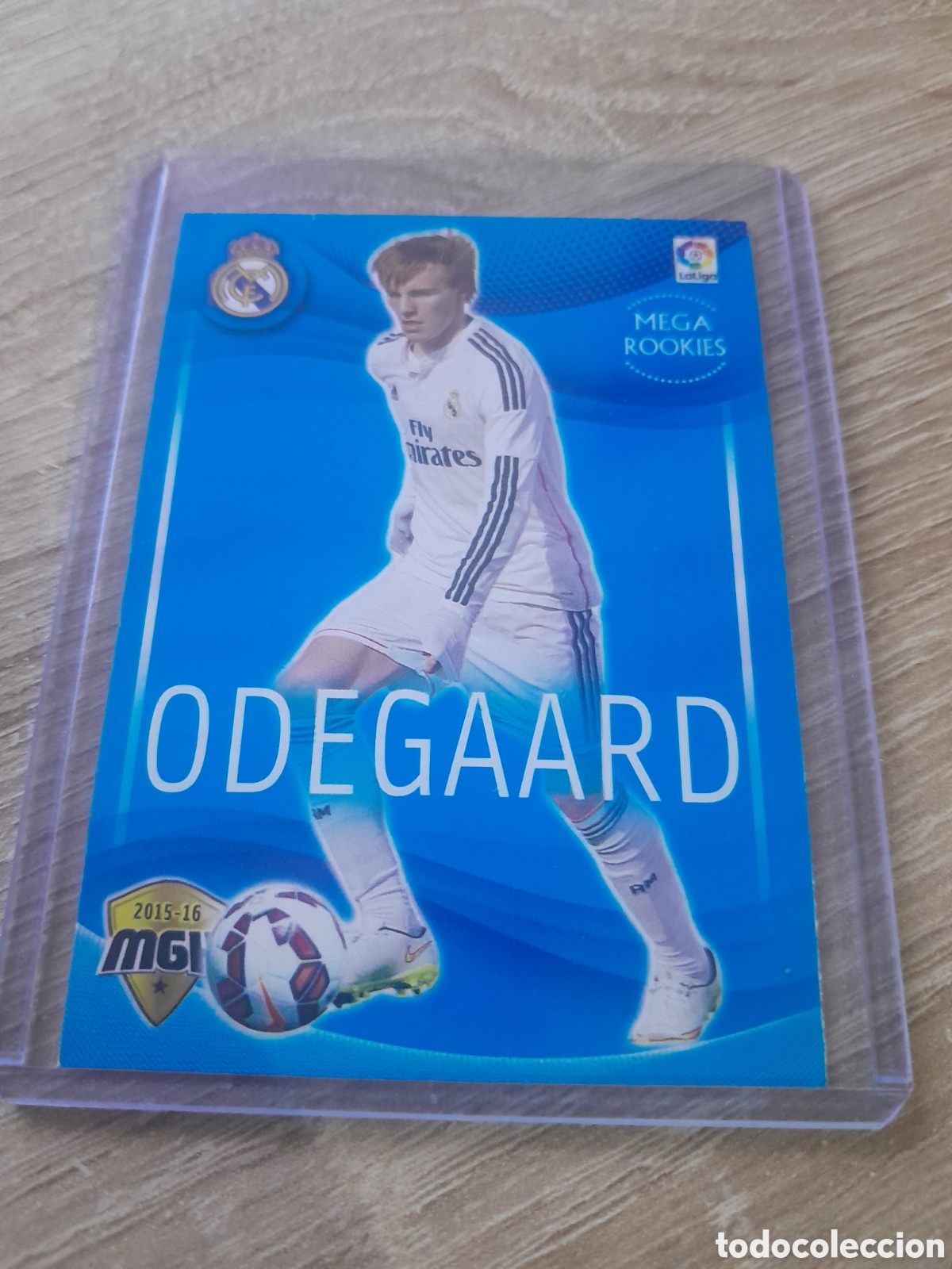 Cromos de f&uacute;tbol: mega rookies odegaard MEGACRACKS 2015 2016 LIGA 2015-16 REAL MADRID