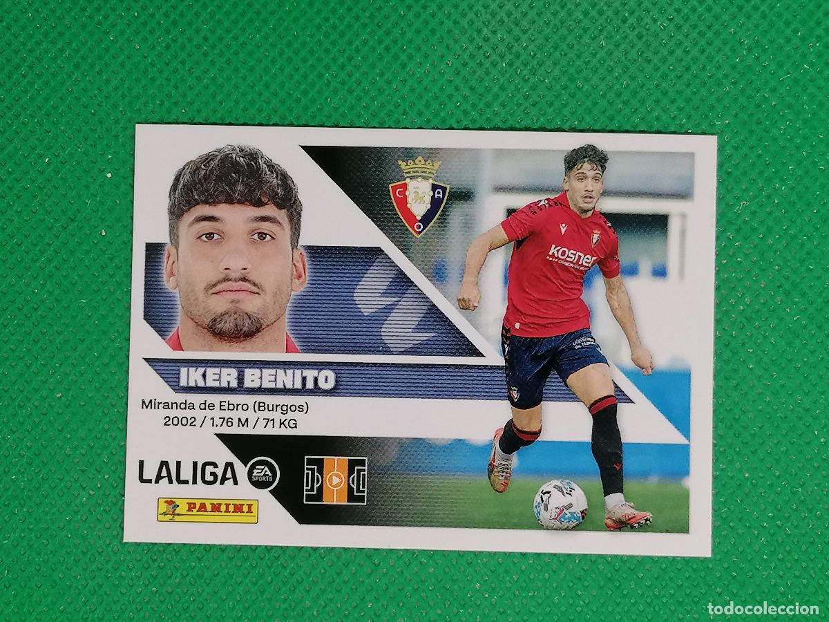 Cromos de f&uacute;tbol: 16 IKER BENITO OSASUNA ⚽ PANINI LIGA ESTE 26 27 2026 2027 ⚽