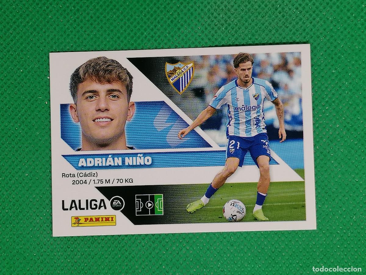 Cromos de f&uacute;tbol: 18 ADRIAN NI&Ntilde;O MALAGA ⚽ PANINI LIGA ESTE 26 27 2026 2027 ⚽