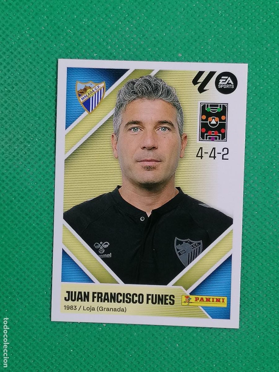 Cromos de f&uacute;tbol: 2 JUAN FRANCISCO FUNES MALAGA ⚽ PANINI LIGA ESTE 26 27 2026 2027 ⚽
