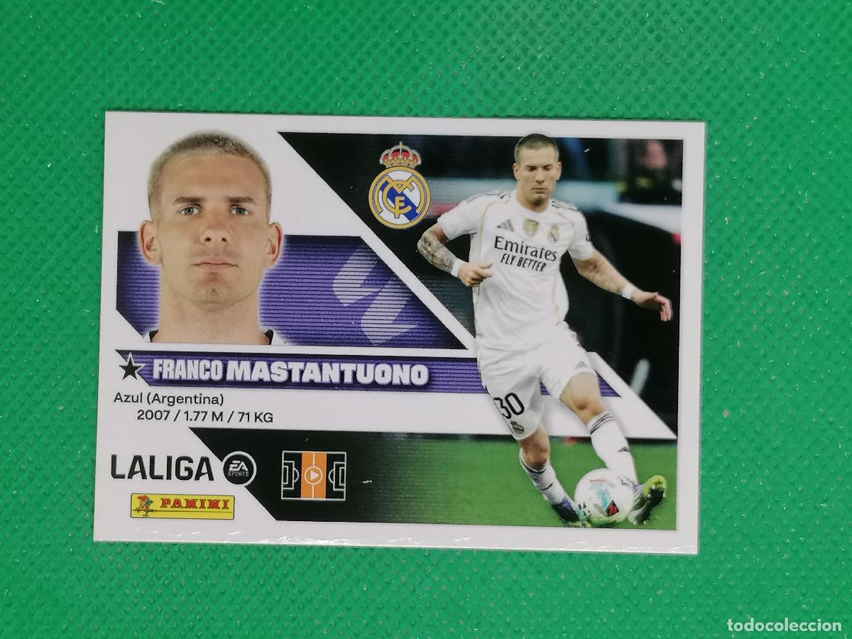 Cromos de f&uacute;tbol: 16 A 16A MASTANTUONO REAL MADRID ⚽ PANINI LIGA ESTE 26 27 2026 2027 ⚽