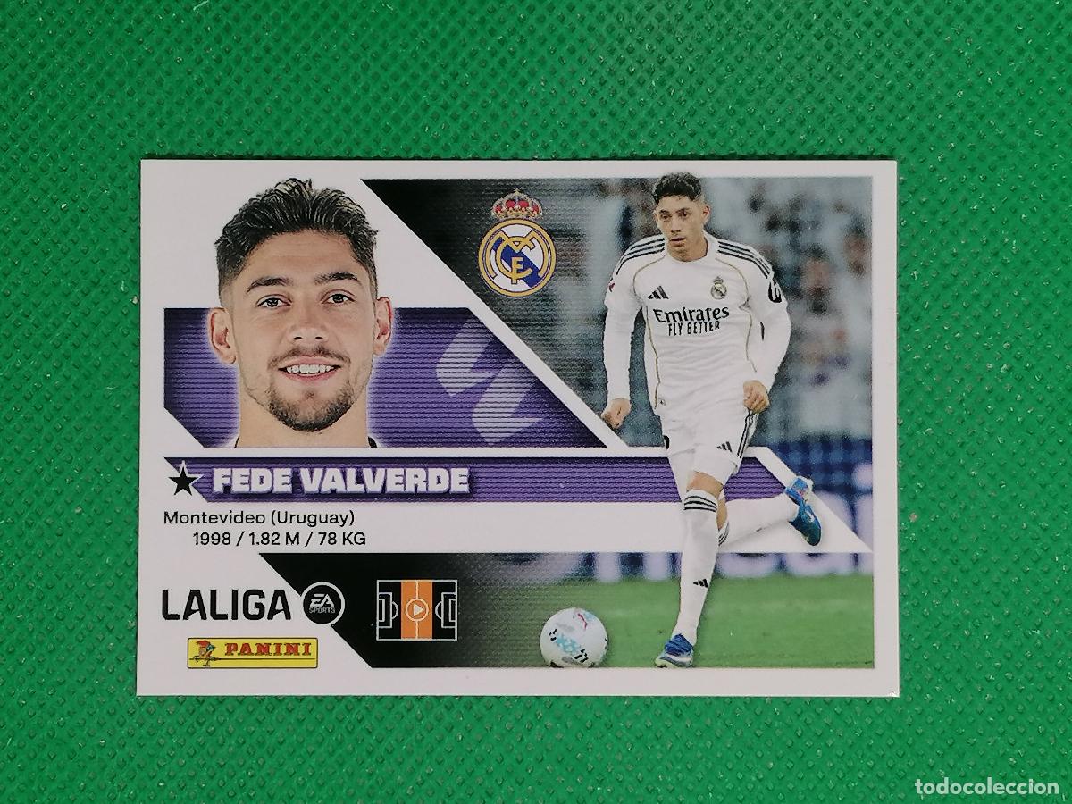 Cromos de f&uacute;tbol: 12 FEDE VALVERDE REAL MADRID ⚽ PANINI LIGA ESTE 26 27 2026 2027 ⚽