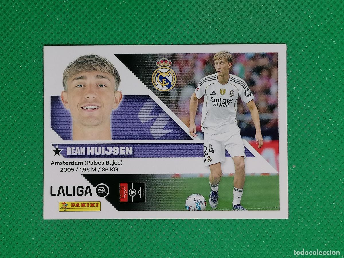 Cromos de f&uacute;tbol: 9 HUIJSEN REAL MADRID ⚽ PANINI LIGA ESTE 26 27 2026 2027 ⚽