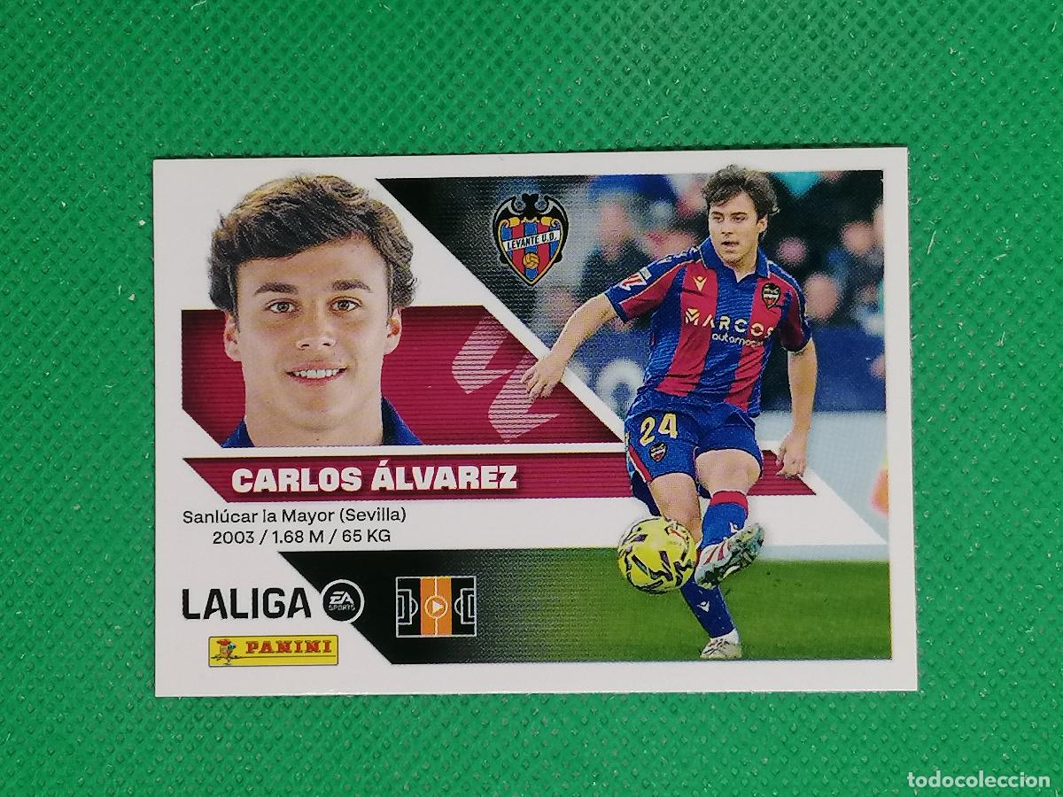 Cromos de f&uacute;tbol: 15 CARLOS ALVAREZ LEVANTE ⚽ PANINI LIGA ESTE 26 27 2026 2027 ⚽