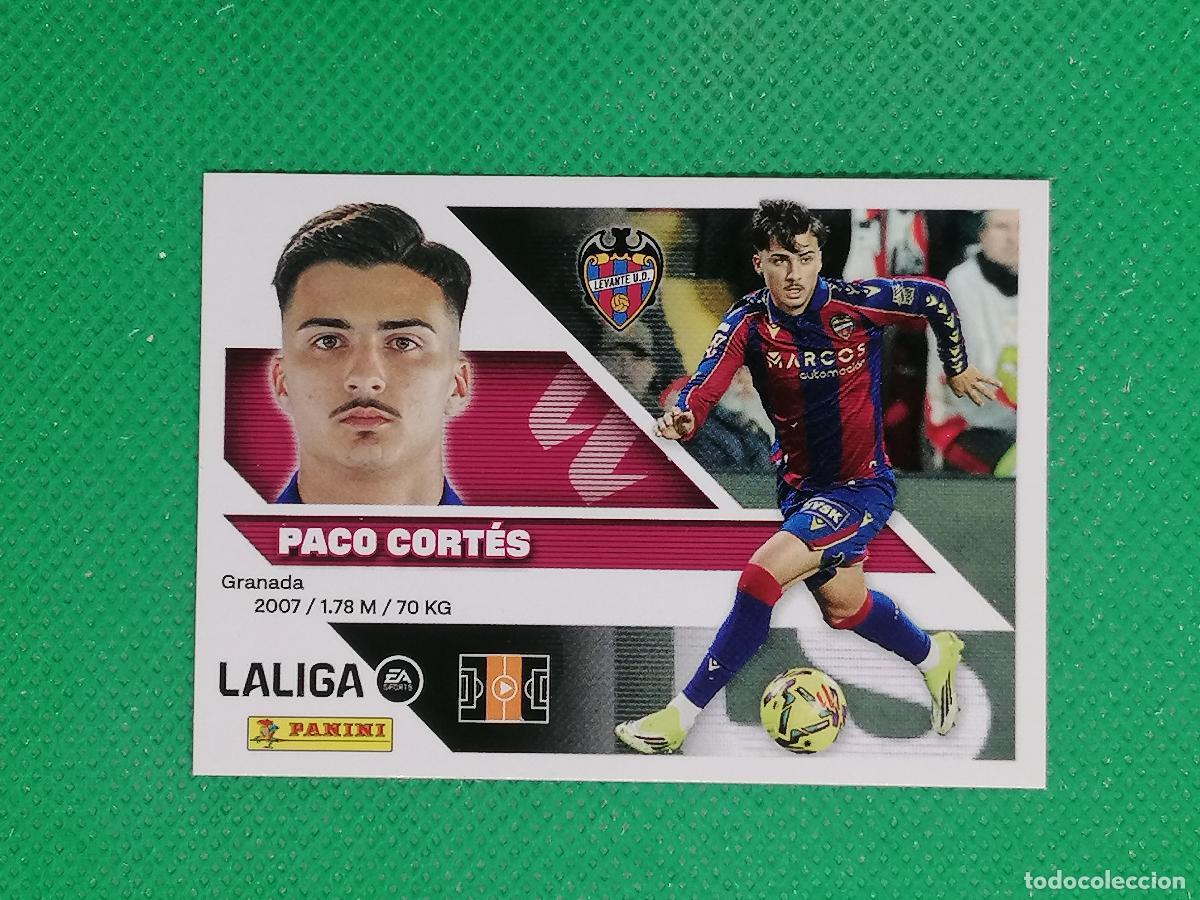 Cromos de f&uacute;tbol: 14 B 14B PACO CORTES LEVANTE ⚽ PANINI LIGA ESTE 26 27 2026 2027 ⚽