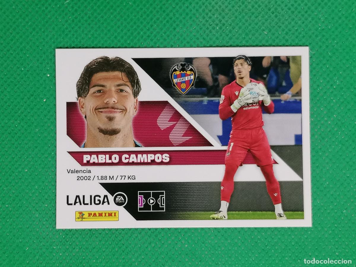 Cromos de f&uacute;tbol: 4 PABLO CAMPOS LEVANTE ⚽ PANINI LIGA ESTE 26 27 2026 2027 ⚽