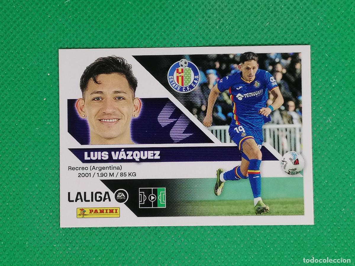 Cromos de f&uacute;tbol: 19 LUIS VAZQUEZ GETAFE ⚽ PANINI LIGA ESTE 26 27 2026 2027 ⚽
