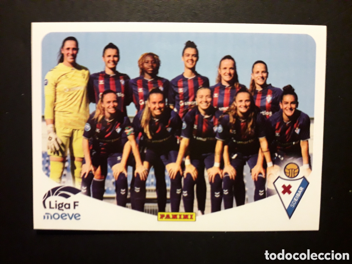 Cromos de f&uacute;tbol: EQUIPO EIBAR N&deg; 163 LIGA F FEMENINA 2025 2026 25 26 PANINI SIN PEGAR PEDIDO M&Iacute;NIMO 3&euro;.