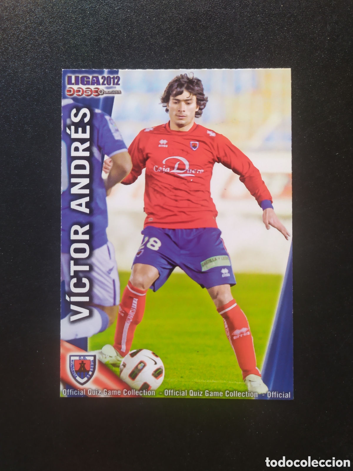 Cromos de f&uacute;tbol: Mundicromo fichas Liga 2011 2012 11 12 Victor Andr&eacute;s n&deg; 911 Numancia