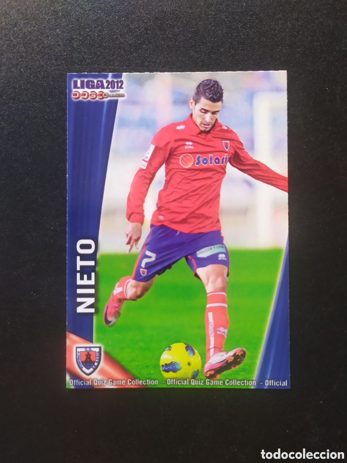 Cromos de f&uacute;tbol: Mundicromo fichas Liga 2011 2012 11 12 Nieto n&deg; 914 Numancia