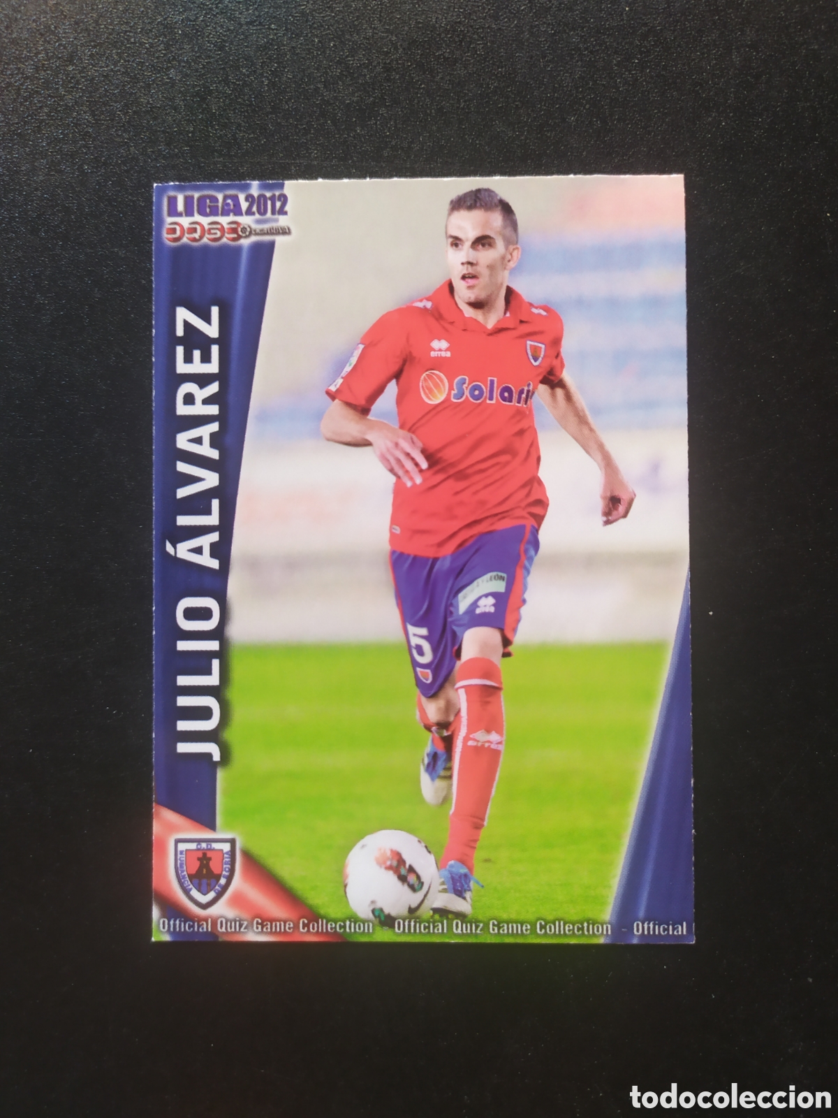 Cromos de f&uacute;tbol: Mundicromo fichas Liga 2011 2012 11 12 Julio Alvarez n&deg; 915 Numancia