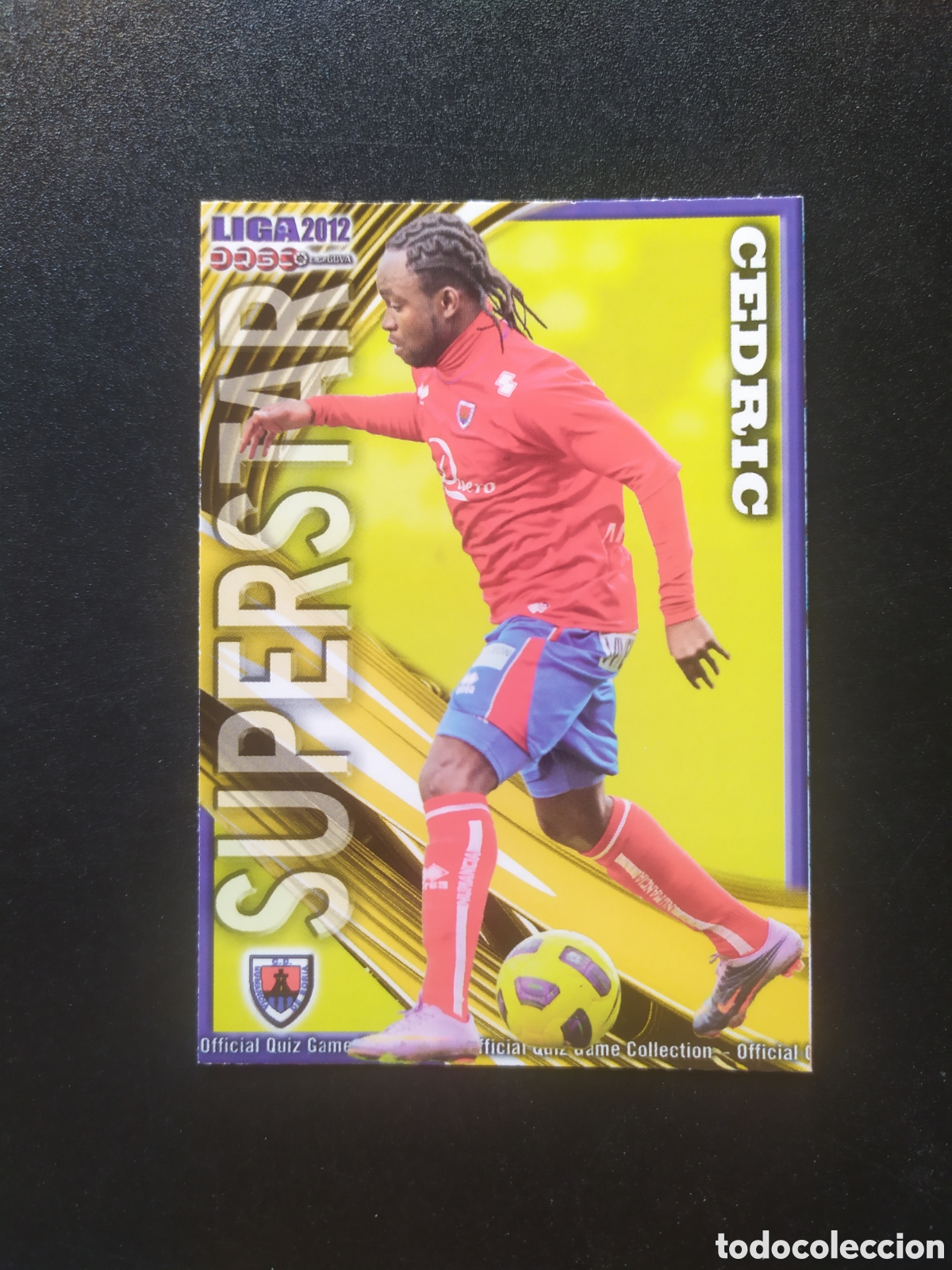Cromos de f&uacute;tbol: Mundicromo fichas Liga 2011 2012 11 12 Cedric superstar mate n&deg; 920 Numancia