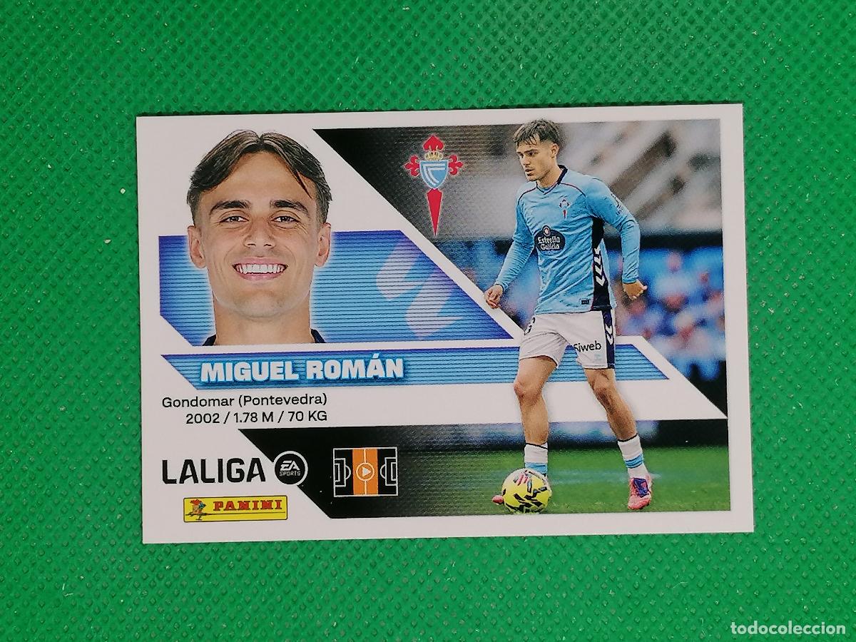 Cromos de f&uacute;tbol: 12 MIGUEL ROMAN CELTA ⚽ PANINI LIGA ESTE 26 27 2026 2027 ⚽