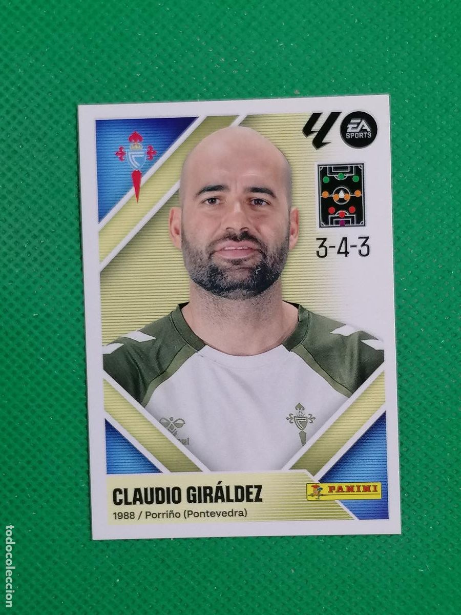 Cromos de f&uacute;tbol: 2 CLAUDIO GIRALDEZ CELTA ⚽ PANINI LIGA ESTE 26 27 2026 2027 ⚽