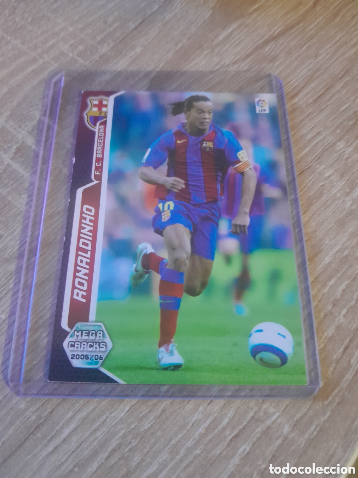 Cromos de f&uacute;tbol: MEGACRACKS 2005 2006 PANINI N&ordm; 69 RONALDINHO (FC BARCELONA) - CROMO LIGA 05 06 BAR&Ccedil;A