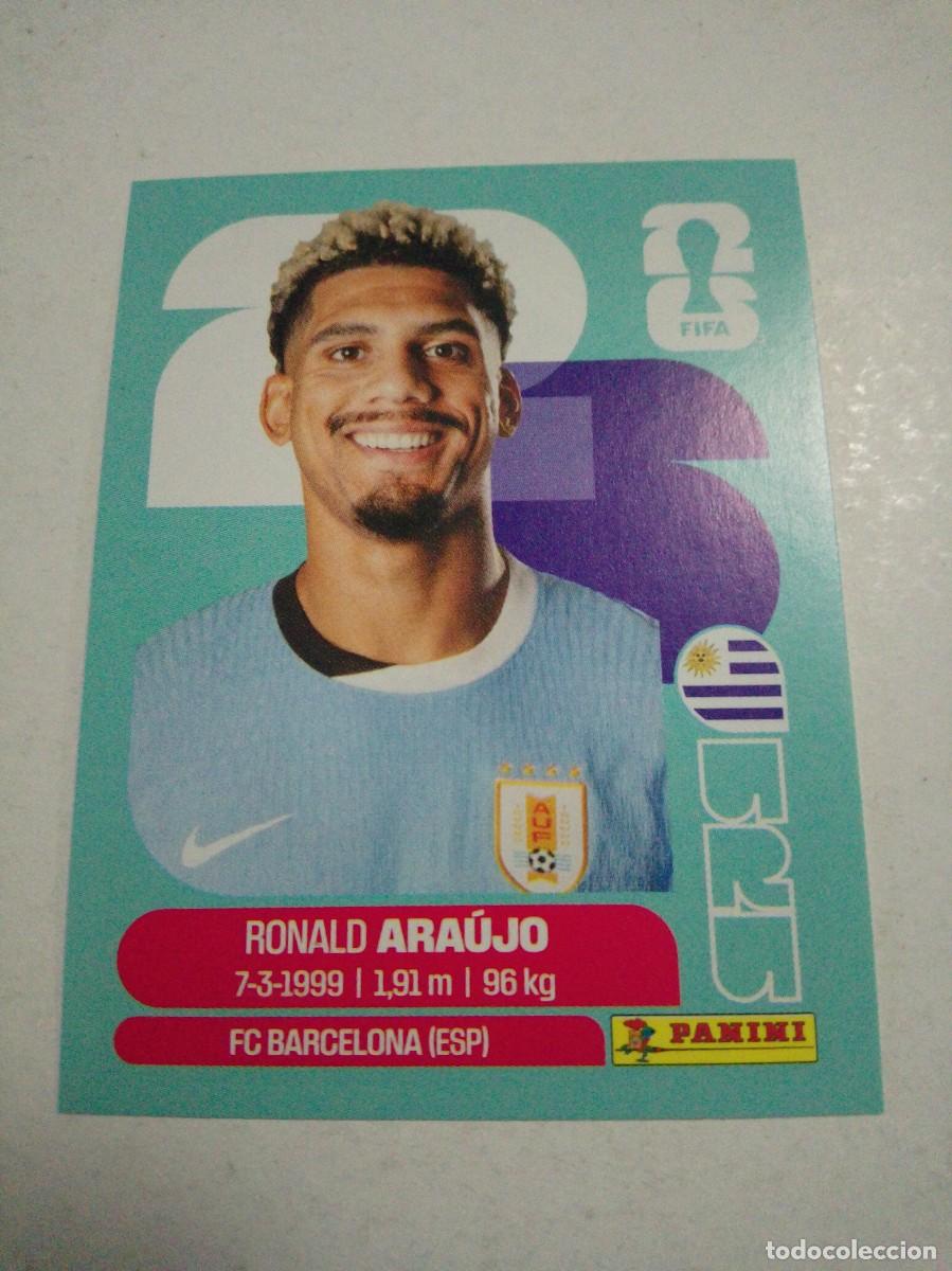 Cromos de f&uacute;tbol: ARAUJO URUGUAY URU 4 MUNDIAL FIFA WORLD CUP 2026 26 PANINI STICKERS NUEVO