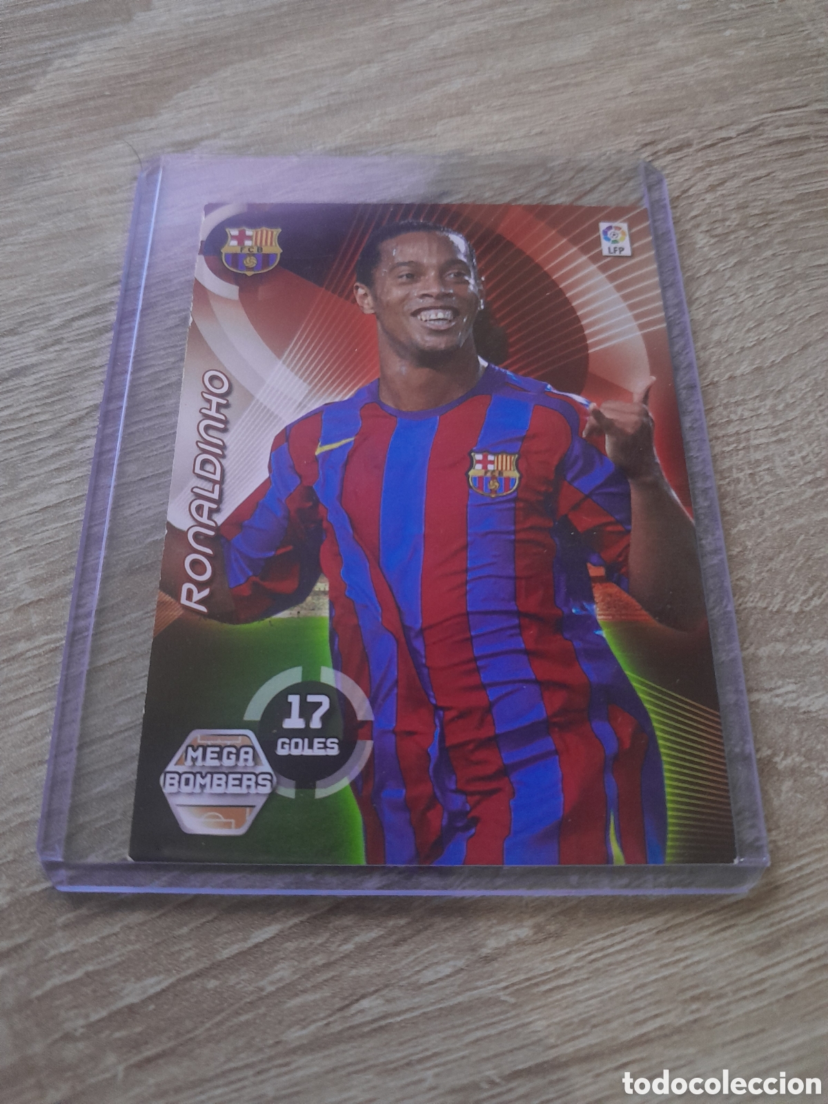 Cromos de f&uacute;tbol: MEGACRACKS 2006 2007 06 07 PANINI RONALDINHO 390 BOMBERS BARCELONA