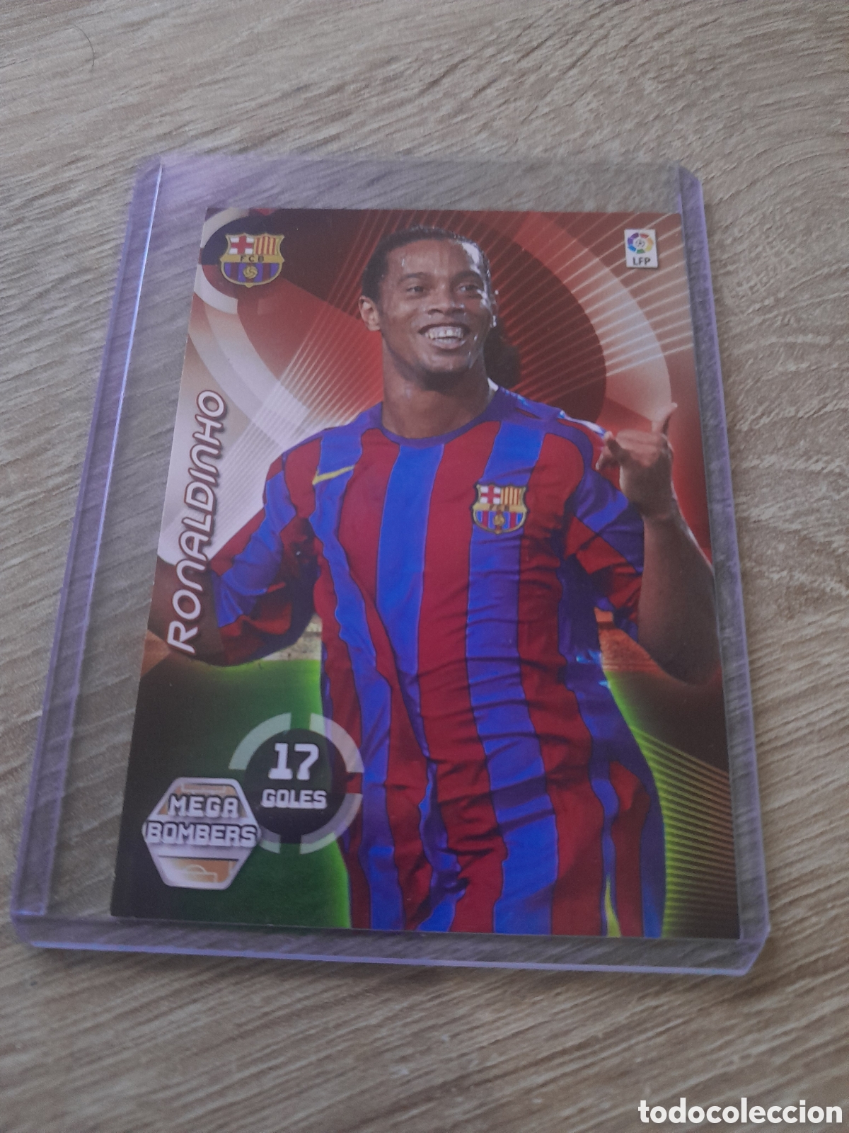 Cromos de f&uacute;tbol: MEGACRACKS 2006 2007 06 07 PANINI RONALDINHO 390 BOMBERS BARCELONA
