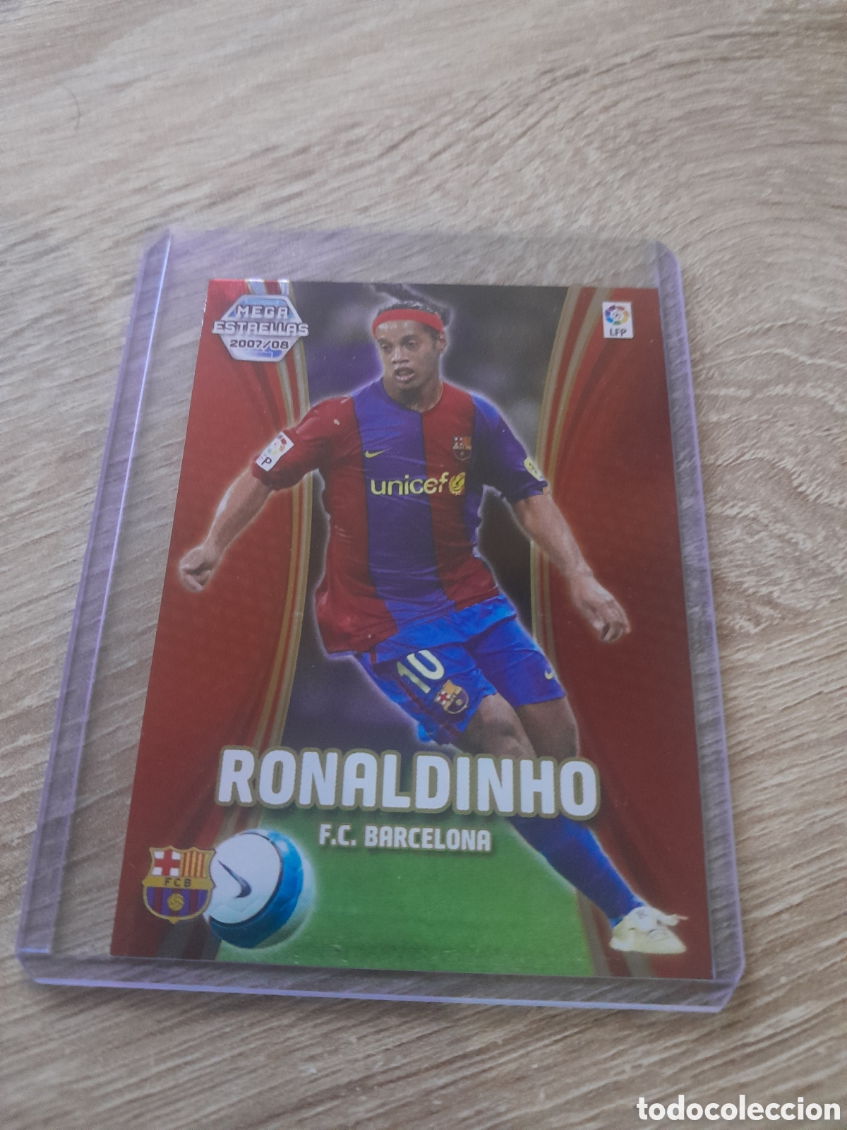 Cromos de Futebol: MEGACRACKS 2007 2008 07 08 PANINI. RONALDINHO N&ordm; 378 MEGA ESTRELLAS BARCELONA
