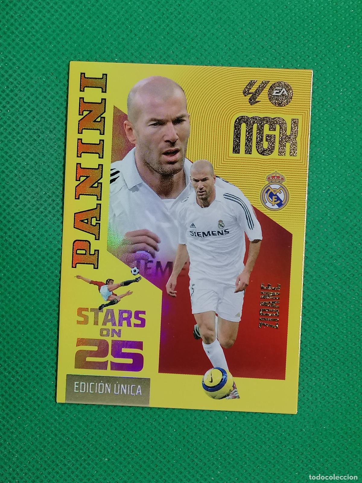 Cromos de f&uacute;tbol: 430 ZIDANE REAL MADRID STARS ON 25 EDICION UNICA ⚽ MEGACRACKS LIGA 2026 2027 26 27 ⚽