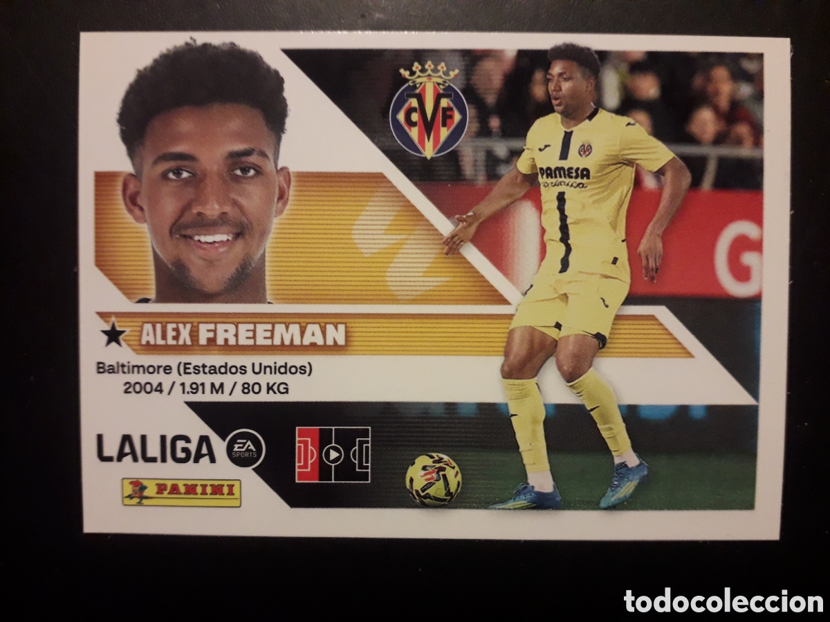 Cromos de f&uacute;tbol: FREEMAN VILLARREAL N&deg; 7B ED ESTE 2026 2027 26 27 SIN PEGAR PEDIDO M&Iacute;NIMO 3&euro;