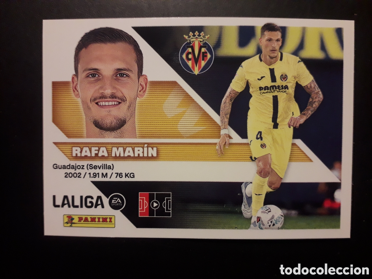 Cromos de f&uacute;tbol: RAFA MAR&Iacute;N VILLARREAL N&deg; 8B ED ESTE 2026 2027 26 27 SIN PEGAR PEDIDO M&Iacute;NIMO 3&euro;