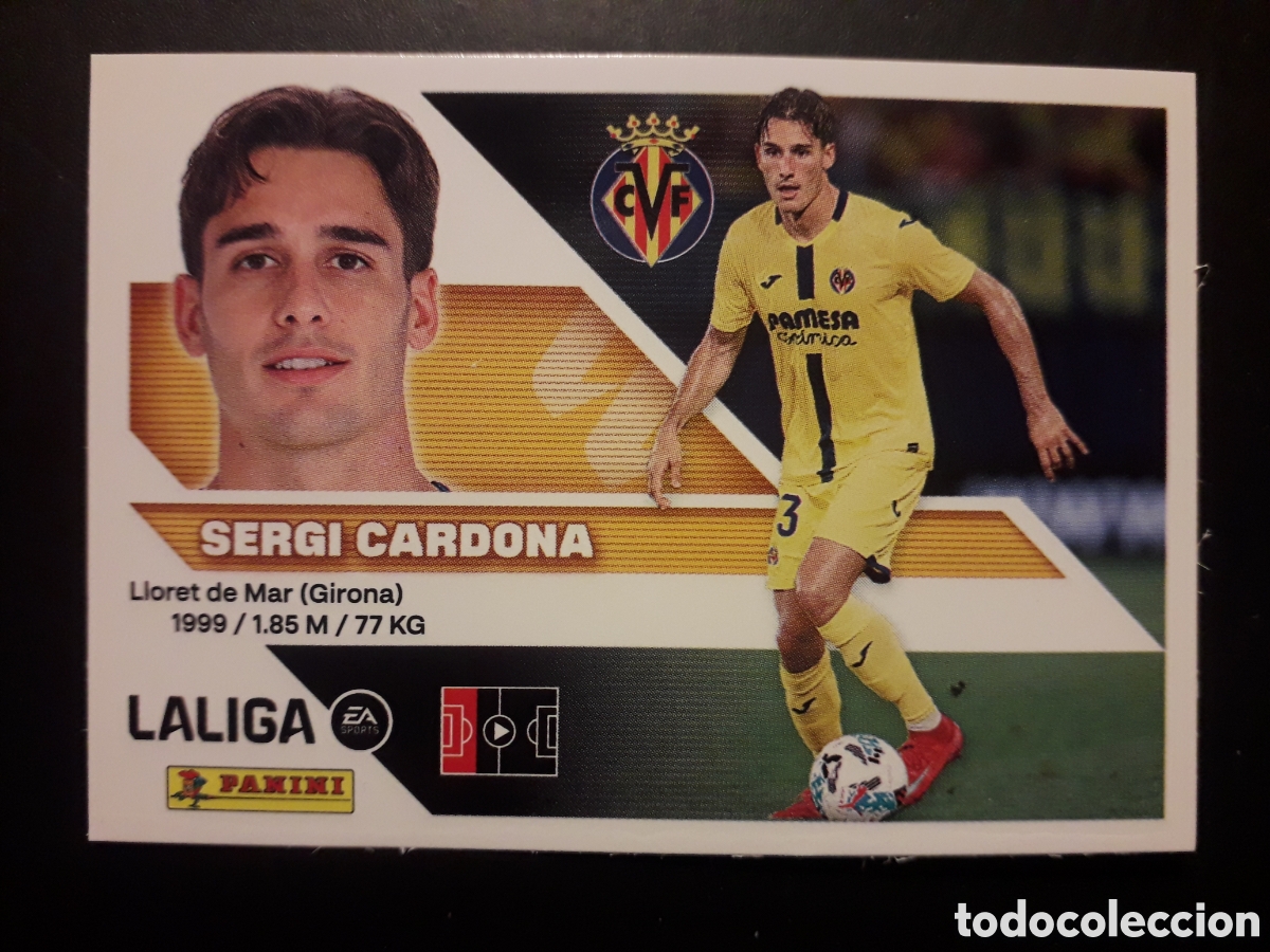 Cromos de f&uacute;tbol: SERGI CARDONA VILLARREAL N&deg; 10 ED ESTE 2026 2027 26 27 SIN PEGAR PEDIDO M&Iacute;NIMO 3&euro;