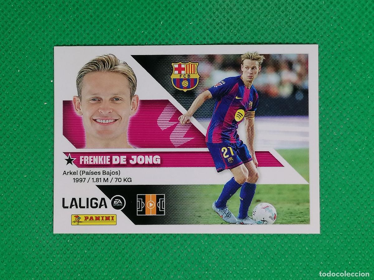 Cromos de f&uacute;tbol: 12 DE JONG BARCELONA ⚽ PANINI LIGA ESTE 26 27 2026 2027 ⚽