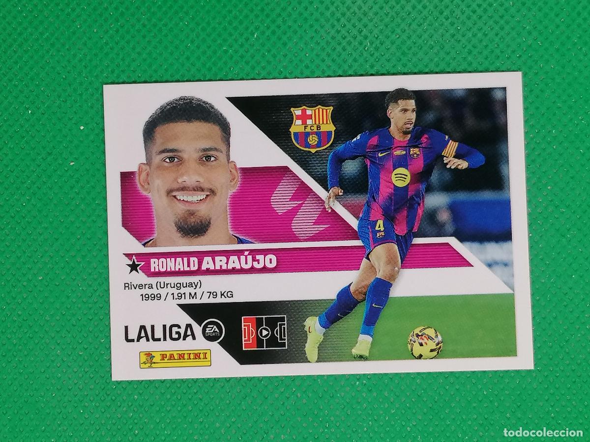 Cromos de f&uacute;tbol: 6 A 6A ARAUJO BARCELONA ⚽ PANINI LIGA ESTE 26 27 2026 2027 ⚽